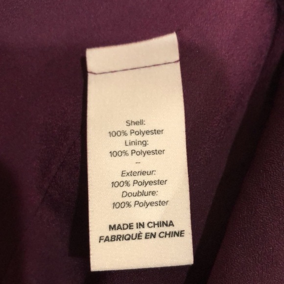 Cinq a Sept Tie Dye Alexa Midi Dress Size 14 Maroon Burgundy Red Pink - Picture 8 of 11